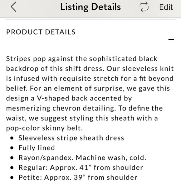 NWT White House Black Market dress - Picture 8 of 9